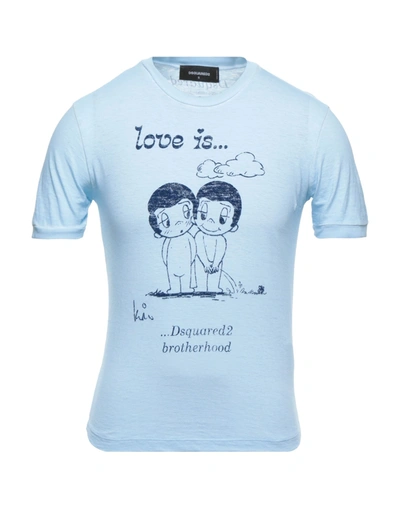 Dsquared2 T-shirts In Blue