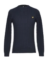 Lyle & Scott Sweaters In Dark Blue