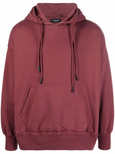 Val Kristopher Graphic-print Drawstring Hoodie In Rot