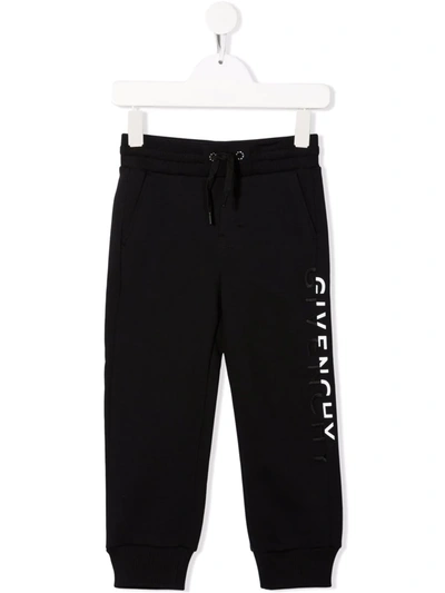 Givenchy Kids' Embroidery And Logo Print Jogger In Black