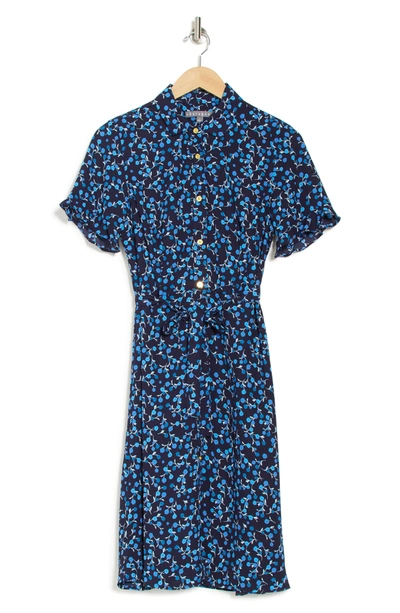 sachin babi dress Sachin & Babi "Shay" Tea Length Floral Gown