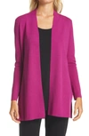 Eileen Fisher Merino Straight Long Cardigan In Cerse