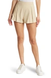 Off-white Perforated-panel Cotton-twill Shorts In Beige