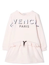 GIVENCHY LITTLE GIRL DRESS WITH PRINT,H12168 45S
