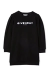 GIVENCHY LITTLE GIRL DRESS WITH LOGO,H12167 09B