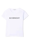 GIVENCHY LITTLE GIRL T-SHIRT WITH PRINT,H15214 10B