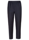 ACNE STUDIOS STRAIGHT LEG PLAIN TROUSERS,BK0312-NAVY