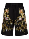 VERSACE JEANS COUTURE HEAVY PANEL TUILERIES SHORTS,A4.GWA126.S0279-899