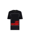 LOVE MOSCHINO T-SHIRT,W4H0614M3517 C74