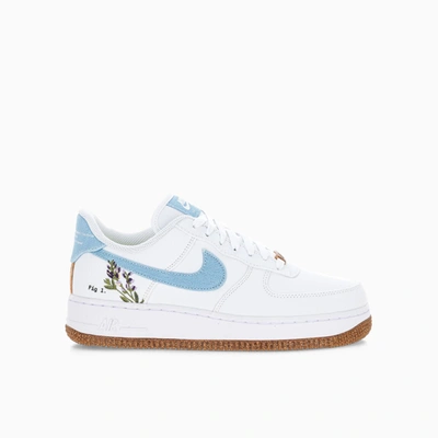 Nike Air Force 107 Sneakers Cz0269-100 In White Obsiddian
