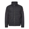 Canada Goose Updated Hybridge Base Padded Jacket In Black