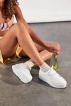 Puma Mayze Leather Sneakers In White