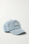 ISABEL MARANT TYRON EMBROIDERED COTTON-TWILL BASEBALL CAP