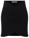 Balenciaga High-waisted Circle Mini Skirt Black
