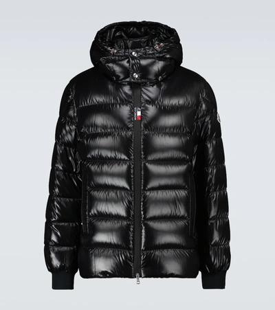 Moncler Cuvellier亮面尼龙羽绒服 In Black