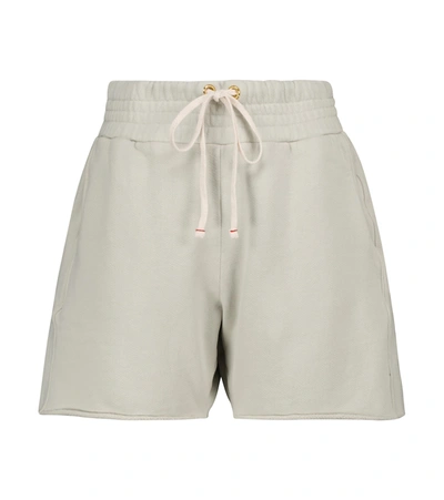Les Tien Yacht Cotton Track Shorts In Grey