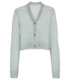 ACNE STUDIOS MOHAIR-BLEND CROPPED CARDIGAN,P00580718