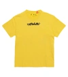 OFF-WHITE LOGO COTTON JERSEY T-SHIRT,P00598288