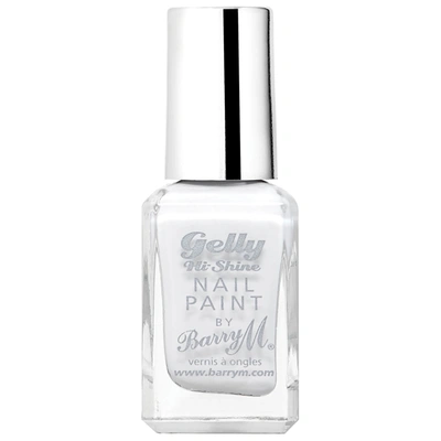 Barry M Cosmetics Gelly Hi Shine Nail Paint (various Shades) In 18 Cotton