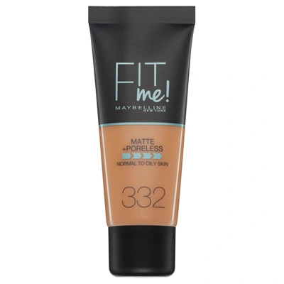 Maybelline Fit Me! Matte And Poreless Foundation 30ml (various Shades) In 12 332 Golden