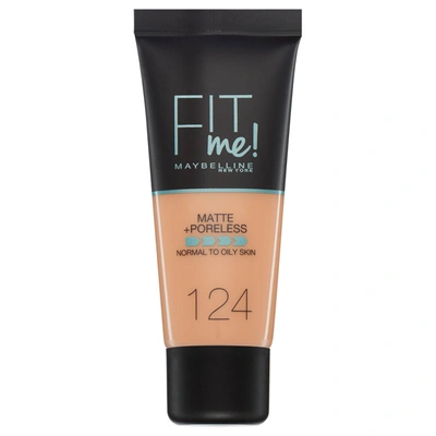 Maybelline Fit Me! Matte And Poreless Foundation 30ml (various Shades) In 25 124 Soft Sand