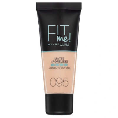 Maybelline Fit Me! Matte And Poreless Foundation 30ml (various Shades) In 34 095 Fair Porcelain