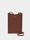 Apc Brown Jamie Neck Pouch In Brown