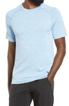 Rhone Reign Tech Short Sleeve T-shirt In Tahoe Blue Heather