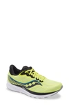 Saucony Ride 14 Running Shoe In Citrus/ Black