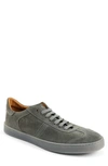 Bruno Magli Men's Bono Suede Transparent-sole Low-top Sneakers In Grey Suede