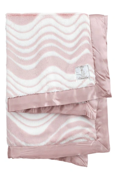 Little Giraffe Luxe Lully Vibe Blanket In Dusty Pink ModeSens