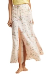 Billabong X The Salty Blonde Peachy Keen Maxi Skirt In Peo-peony
