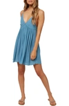 O'neill Saltwater Cover-up Dress In Dark Cameo Blue
