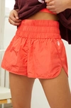 Free People Fp Movement The Way Home Shorts In Candy Apple