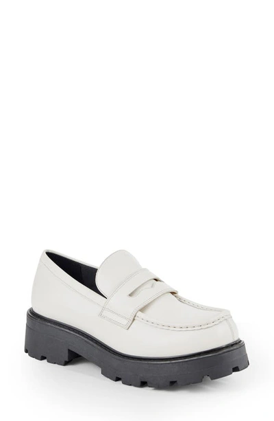 Vagabond Shoemakers Cosmo 2.0 Penny Loafer In Off White