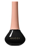 Gucci Glossy Nail Polish 700 Black Crystal 0.33 oz/ 10g