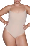Skims Fits Everybody Cami Thong Bodysuit In Mica