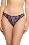 Dita Von Teese Vedette G-string In Navy