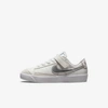 Nike Blazer Low '77 Little Kids' Shoes In Platinum Tint,light Violet,white,metallic Silver
