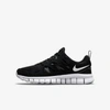 Nike Kids Black Free Run 2 Big Kids Sneakers In Black,dark Grey,white