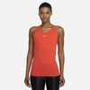 Nike Women's Dri-fit Adv Aura Slim-fit Tank Top In Red