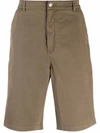 Kenzo Knee-length Chino Shorts In Braun