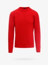 Roberto Collina Ribbed Sweater In Red In Red