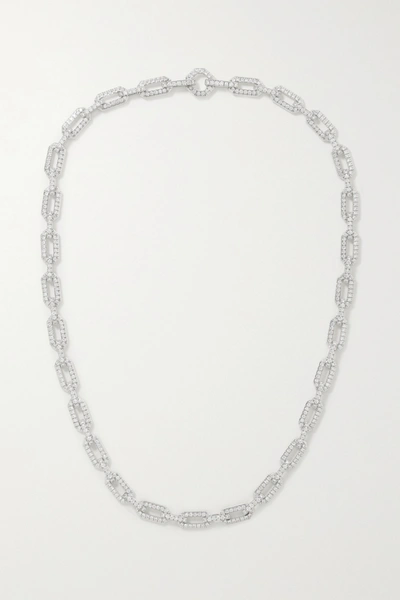David Yurman 18-karat White Gold Diamond Necklace