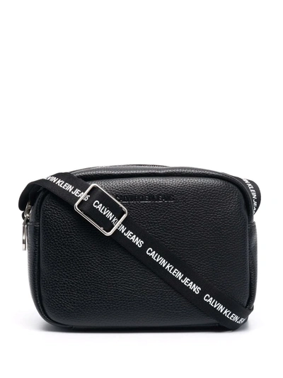 Calvin Klein Double-zip Camera Bag In Black