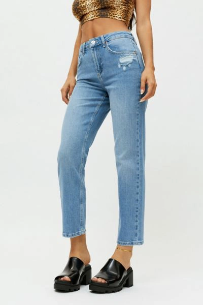 Bdg High-waisted Skinny Straight Jean Medium Wash In Tinted