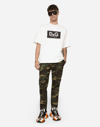 Dolce & Gabbana Logo-print Short-sleeved T-shirt In Multicolor