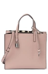 Marc Jacobs Mini Grind Coated Leather Tote In Romantic Beige