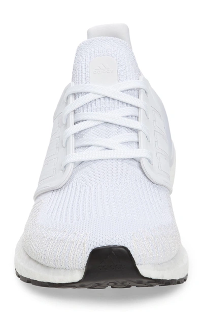 Adidas Originals Ultraboost 20 Running Shoe In Ftwr White/ Black/ Pink