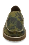 Sanuk Vagabond Slip-on Sneaker In Green/ Navy Tie Dye